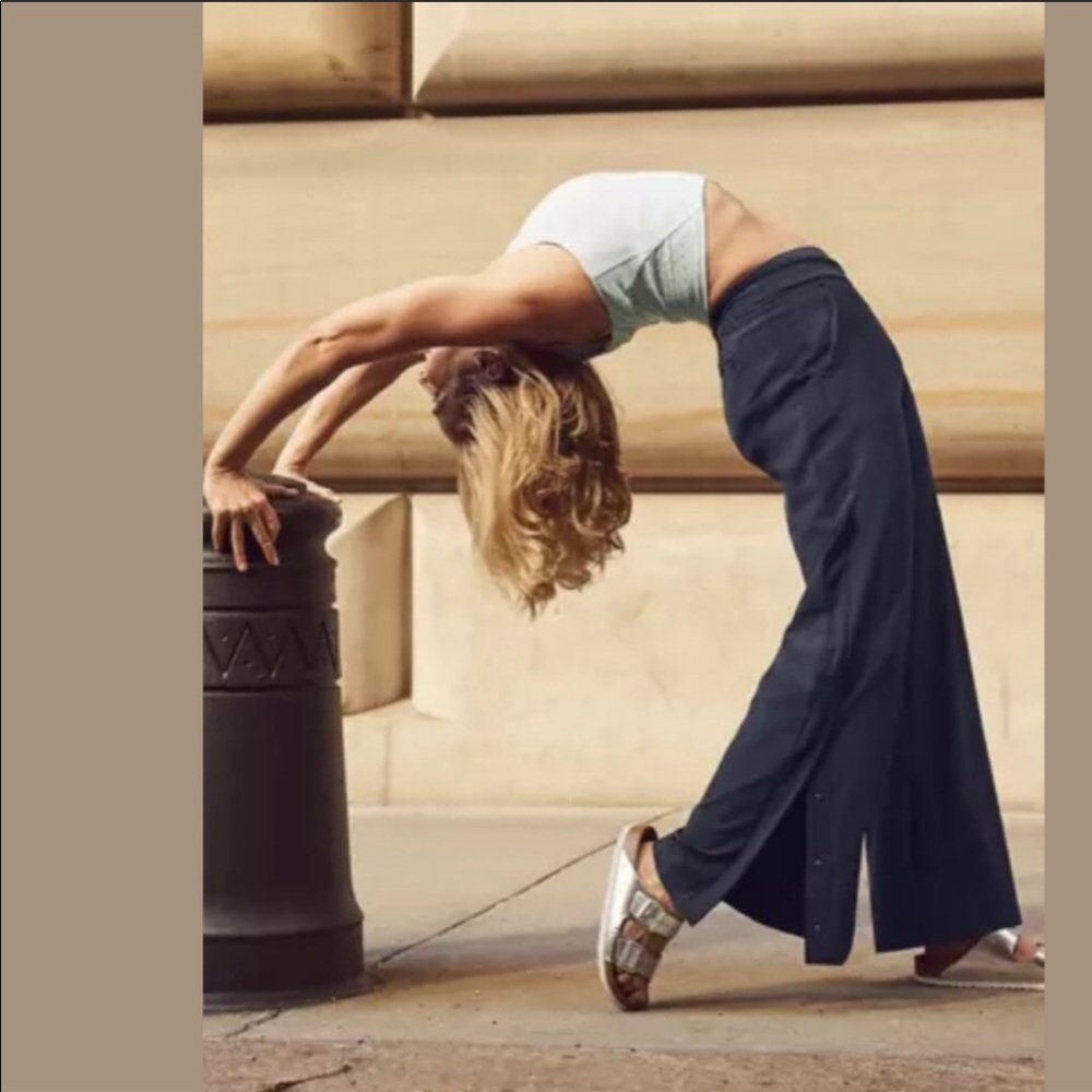 Athleta Gramercy Track Trouser Black NWT size 12